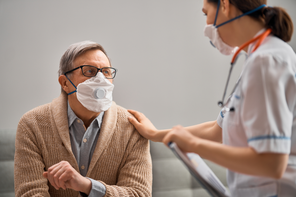 pain management doctor with patient