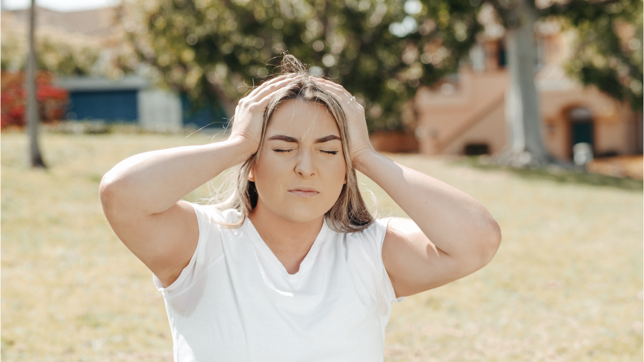 woman with chronic migraines